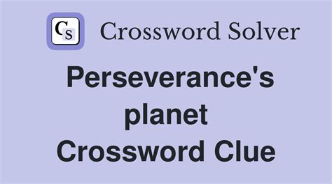 perseverance crossword clue|More.